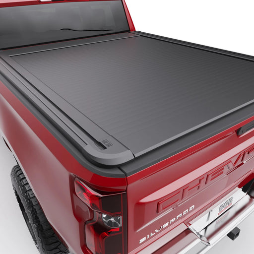 EGR RollTrac Retractable T - Slot Tonneau Cover for 2019 - 2025 Silverado Sierra 1500 (6.6') - Recon Recovery - Recon Recovery