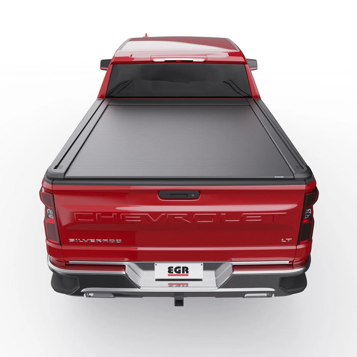 EGR RollTrac Retractable T - Slot Tonneau Cover for 2019 - 2025 Silverado Sierra 1500 (6.6') - Recon Recovery - Recon Recovery