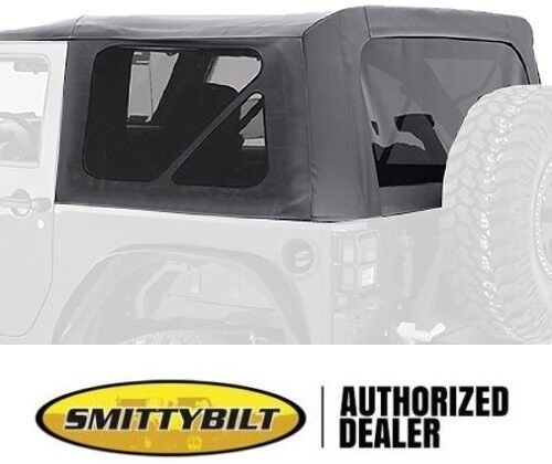 Smittybilt OEM Replacement Soft Top For 2010-2018 Jeep Wrangler JK 2Dr - Black Diamond