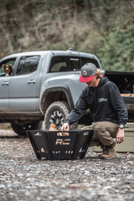 Overland Collapsible Fire Pit w/Carry Bag - Recon Recovery