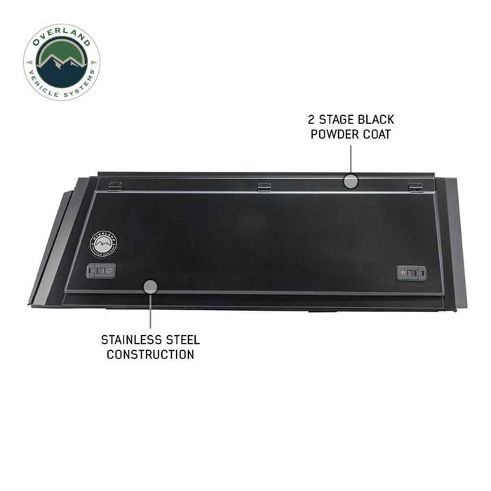 OVS Expedition Stainless Steel Truck Cap For 2007–2021 Toyota Tundra 5.5ft Bed