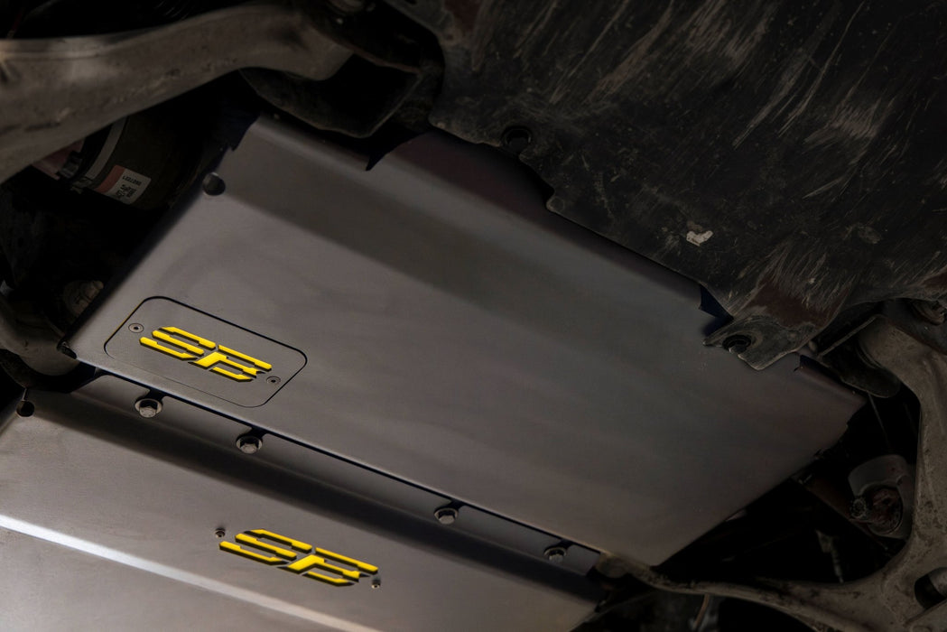 Smittybilt Steel Oil Pan Skid Plate with Drain Plug Access for 2021+ Ford Bronco (2 & 4 Door) - Recon Recovery