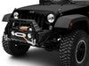 SmittyBilt Stryker Modular Front Bumper for 2007 - 2025 Jeep Wrangler JK JL & Gladiator JT - Recon Recovery