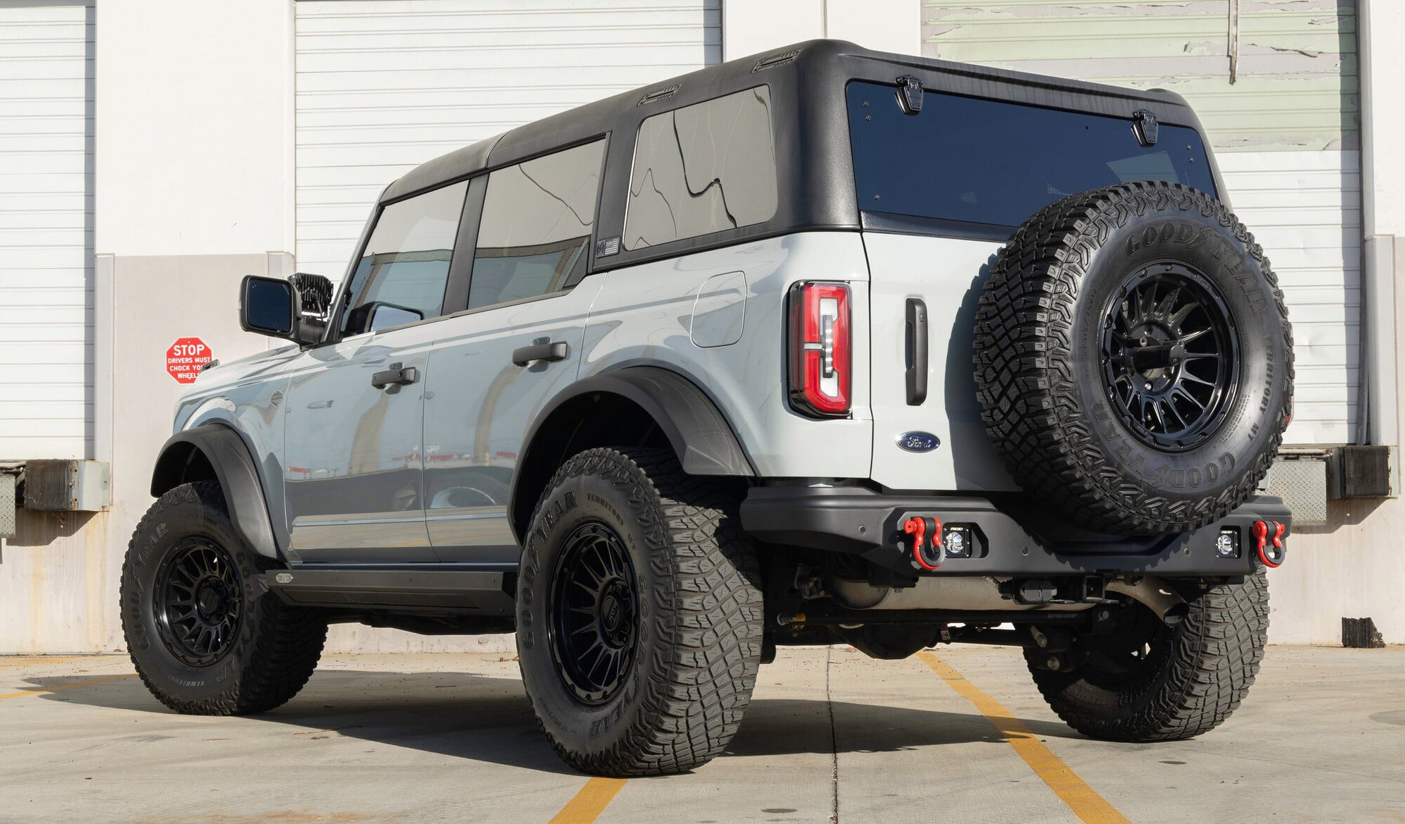 Full Width High Clearance Bolt On Rear Bumper for 2021+ Ford Bronco ...