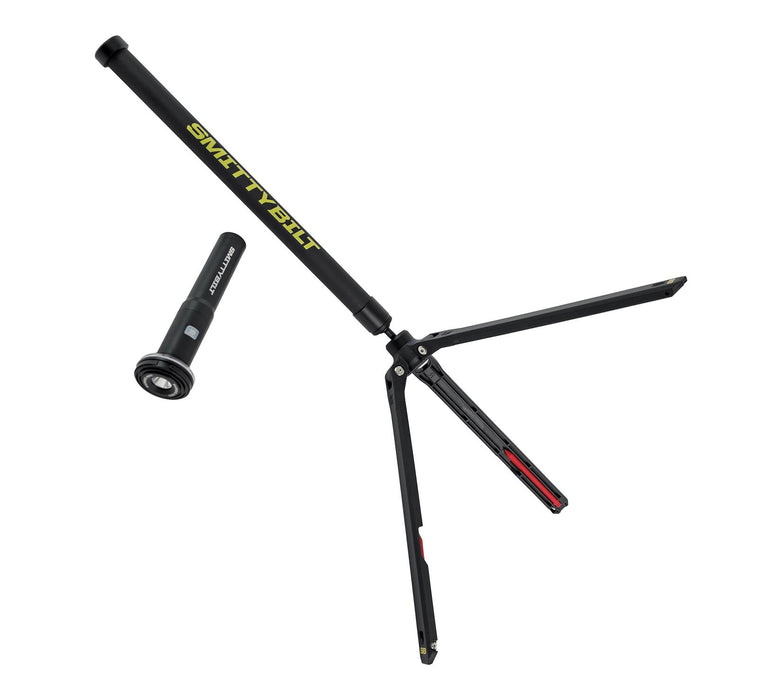 Smittybuilt Portable Lock Smittybilt 10ft Portable Telescoping Camp Light + Removable Flashlight ...