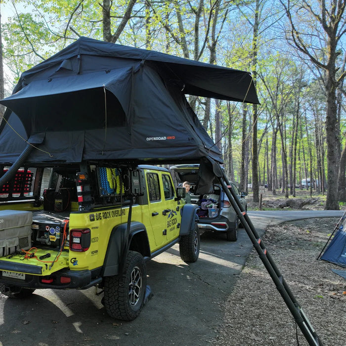 Openroad Soft Shell 2 - 3 People Rooftop Tent with Built in LED lights - 4 Season - Recon Recovery