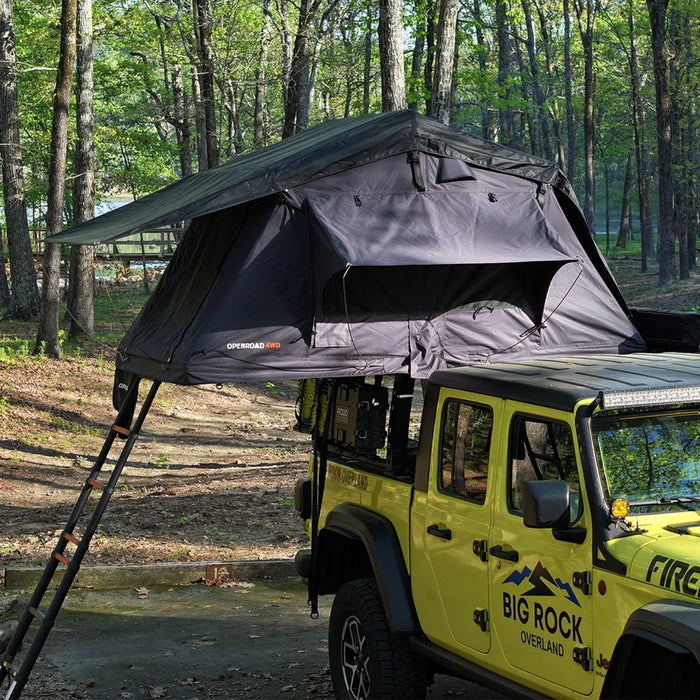 Openroad Soft Shell 2 - 3 People Rooftop Tent with Built in LED lights - 4 Season - Recon Recovery