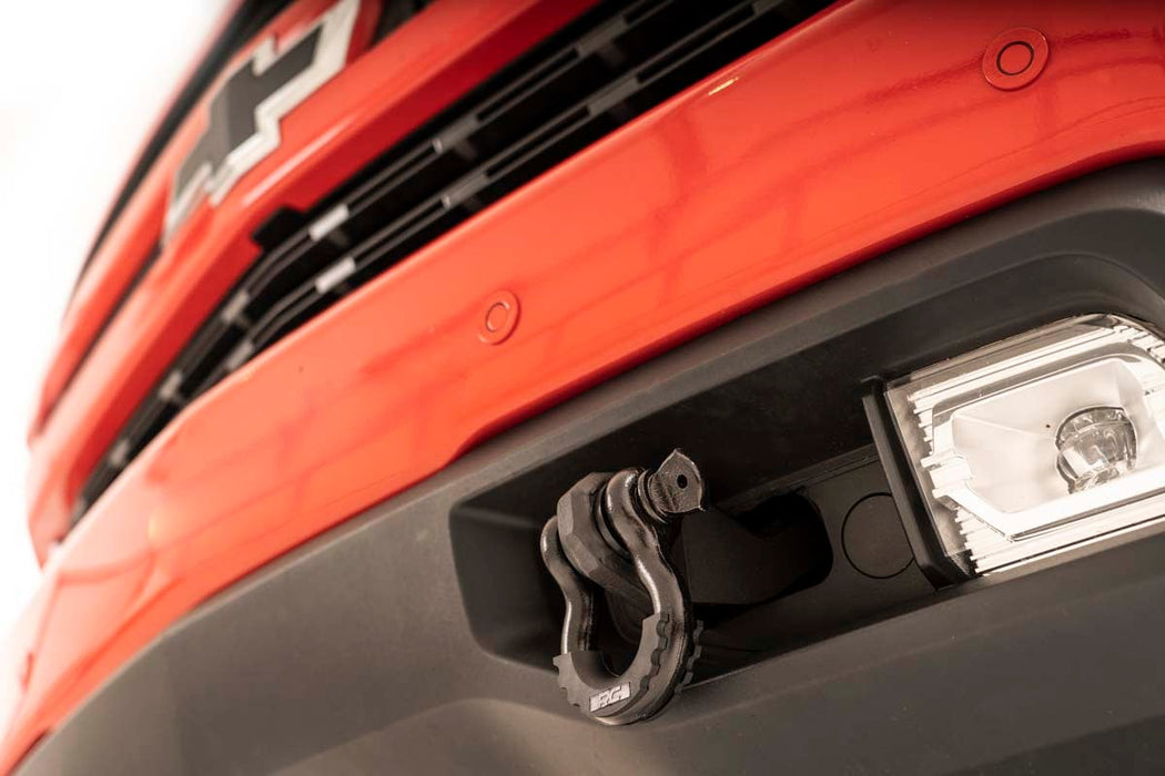 Rough Country Tow Hook Brackets for 2019 - 2022 Chevy Silverado 1500 - Recon Recovery