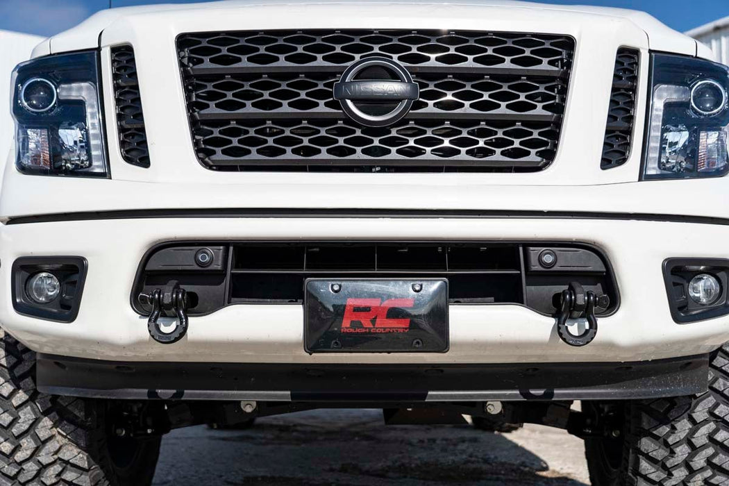 Rough Country Tow Hook Brackets for 2017 - 2024 Nissan Titan - Recon Recovery