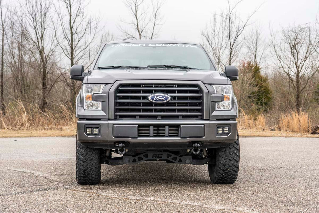 Rough Country Tow Hook Brackets for 2009 - 2026 Ford F - 150 - Recon Recovery