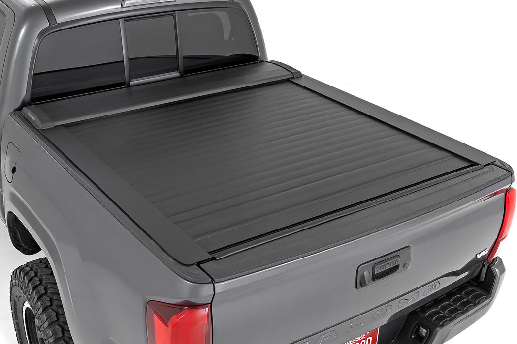 Rough Country 46416501 Retractable Tonneau Cover for 2016-2023 Toyota Tacoma (5' Bed)