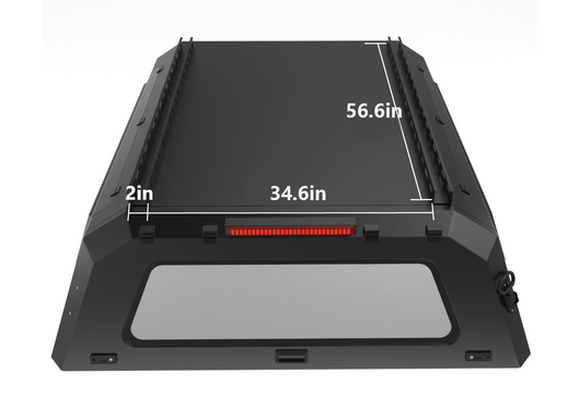 Openroad Aluminum Light Weight Modular Truck Cap for 2016-2023 Toyota Tacoma 6ft Bed