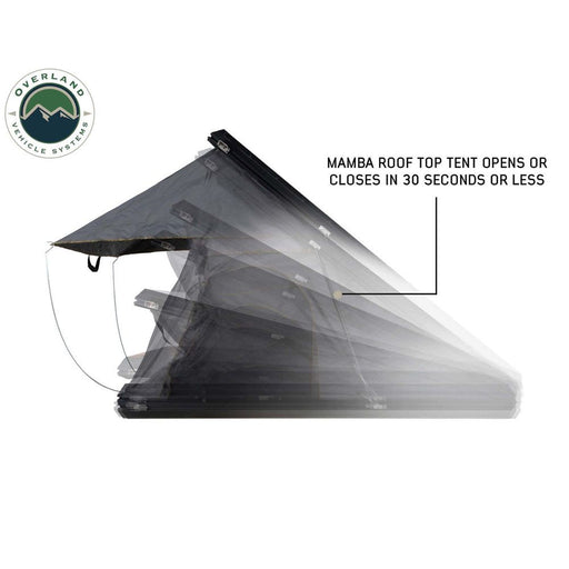 OVS Mamba 3 V2 Hard Shell Aluminum Roof Top Tent & Cross Bars - Recon Recovery - Recon Recovery