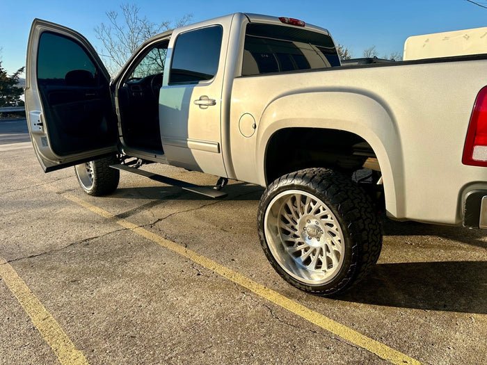 Body Armor Electric Drop Down LED Running Boards for 2007 - 2018 Silverado Sierra 2500 3500 Crew Cab - Recon Recovery