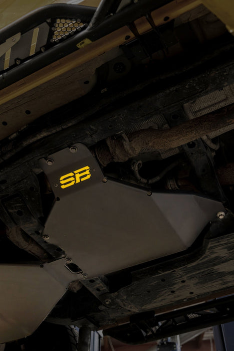 Smittybilt Steel Transfer Case Skid Plate for 2021+ Ford Bronco (2 & 4 Door) - Recon Recovery