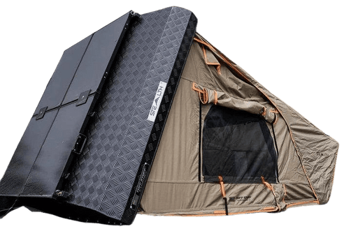 Tuff Stuff Overland Stealth Aluminum Black Ops Series Roof Top Tent + $200 Gift Card - Recon Recovery