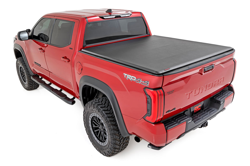 Rough Country Soft Roll Up Bed Cover for 2022 - 2026 Toyota Tundra - Recon Recovery
