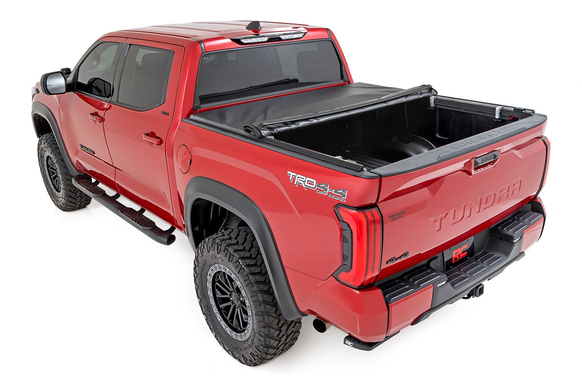 Soft Roll Up Tonneau Cover for 2022-2025 Toyota Tundra (5' 7