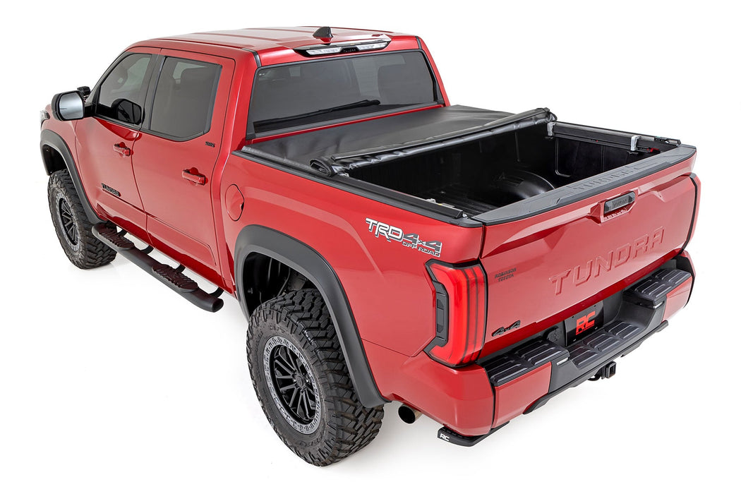 Rough Country Soft Roll Up Bed Cover for 2022 - 2026 Toyota Tundra - Recon Recovery