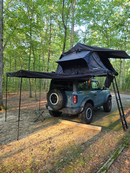 Openroad Soft Shell 2 - 3 People Rooftop Tent with Built in LED lights - 4 Season - Recon Recovery