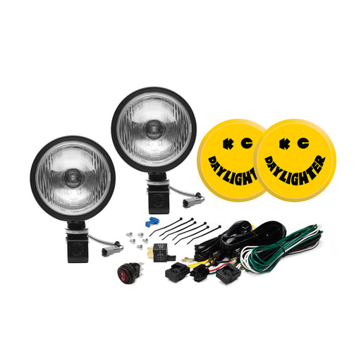KC HiLites 6" Daylighter Halogen - 2 - Light System - 100W Spread Beam - Recon Recovery
