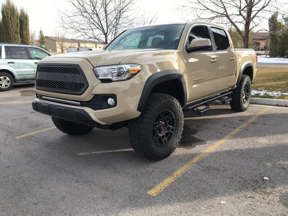 32" Lower Bumper Flush Slim Light Bar Mounting Brackets For 2016-2023 Toyota Tacoma - Recon Recovery