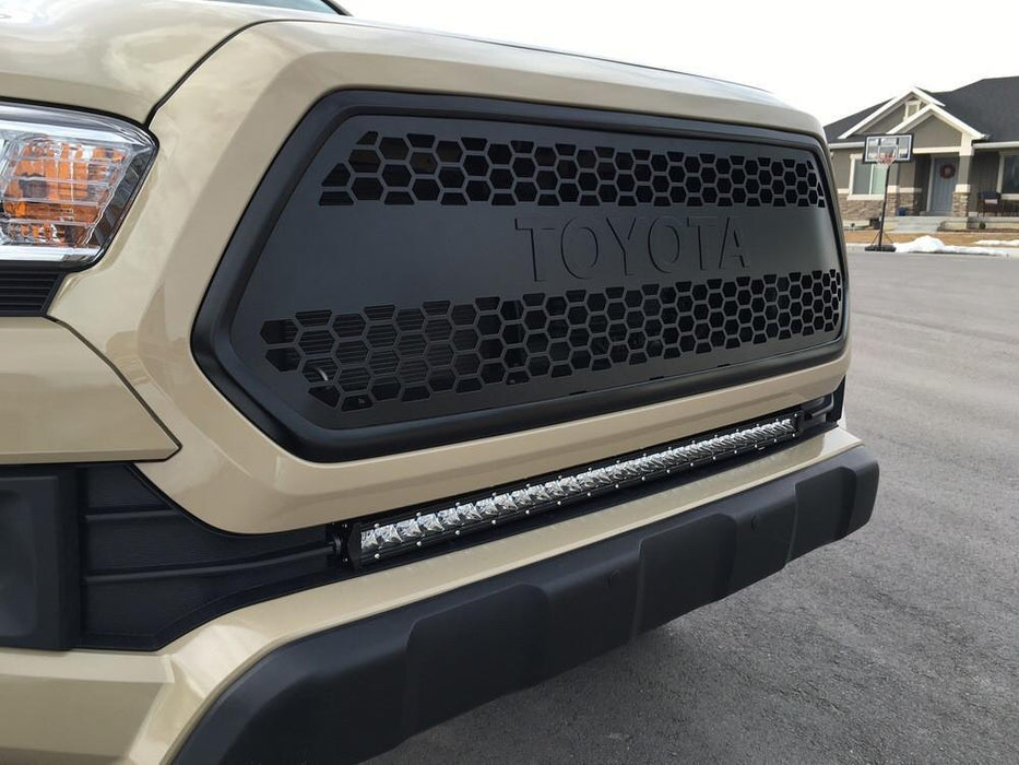 32" Lower Bumper Flush Slim Light Bar Mounting Brackets For 2016-2023 Toyota Tacoma - Recon Recovery