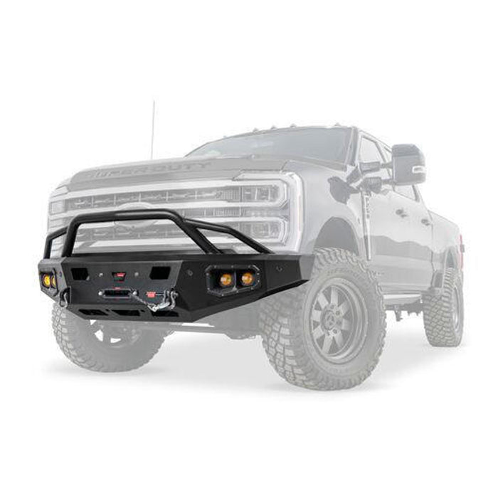 WARN Ascent Front Bumper | 2023 - 2025 Ford F - 250 F - 350 F - 450 F - 550 Super Duty | Winch Ready - Recon Recovery