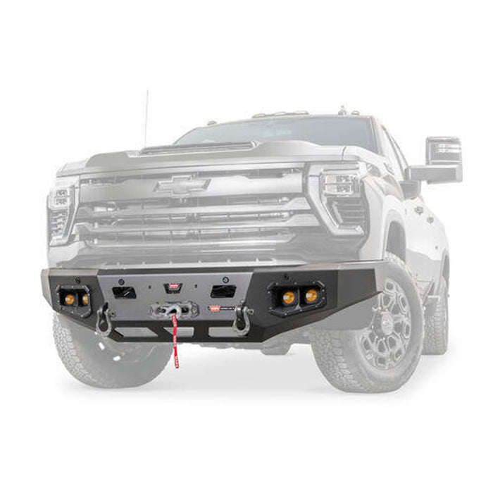 WARN Ascent Front Bumper | 2024 - 2026 Silverado 2500HD & 3500HD | Winch Ready - Recon Recovery