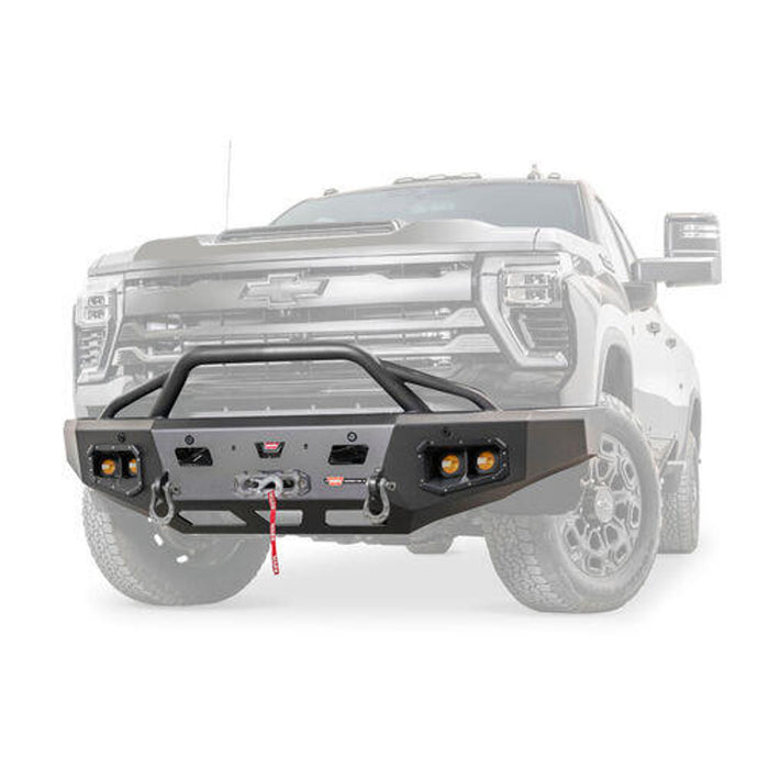 WARN Ascent Front Bumper | 2024 - 2026 Silverado 2500HD & 3500HD | Winch Ready - Recon Recovery