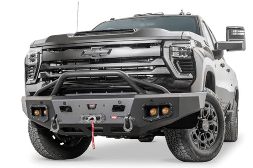 WARN Ascent Front Bumper | 2024 - 2026 Silverado 2500HD & 3500HD | Winch Ready - Recon Recovery