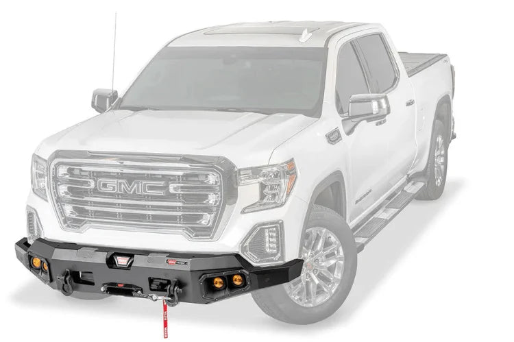 WARN Ascent Front Bumper | 2019–2022 GMC Sierra 1500 | Winch Ready - Recon Recovery
