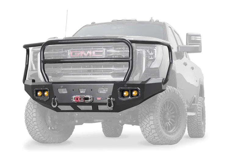 WARN Ascent Front Bumper | 2024 - 2026 GMC Sierra 2500HD & 3500HD | Winch Ready - Recon Recovery