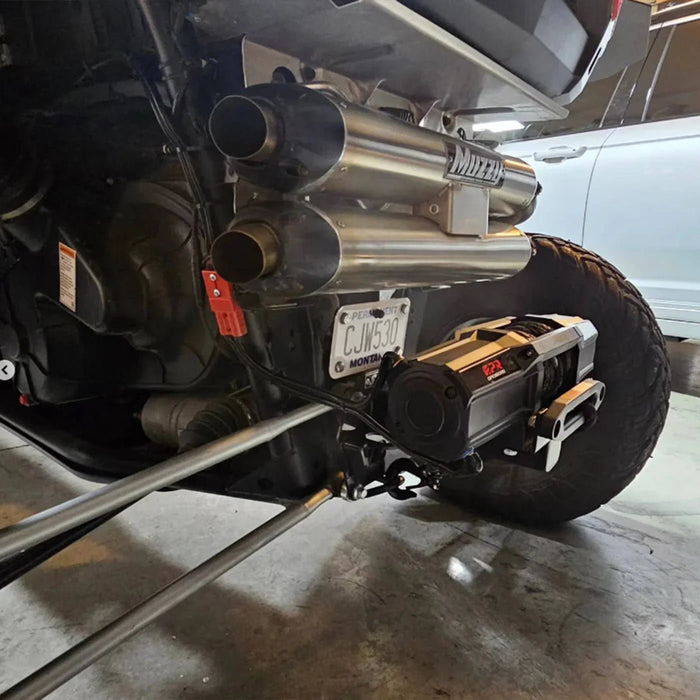 OPENROAD 6,000lbs 12V UTV SxS Wireless Electric Winch with Synthetic Rope - IP68 Rated - Recon Recovery