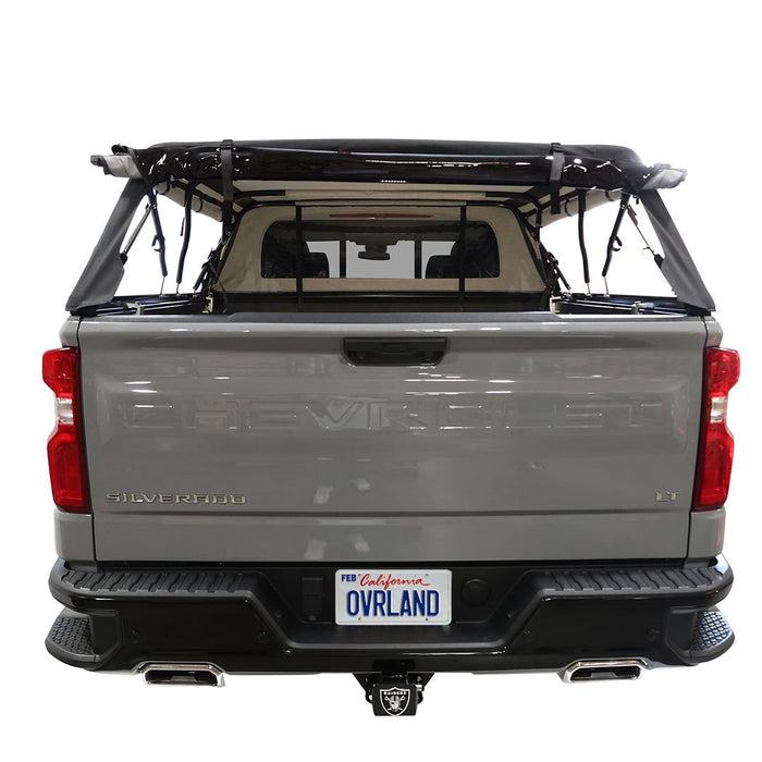 Explorer Soft Shell Bed Topper 2019 - 2026 Silverado Sierra 1500 5.8' Bed | OVS Black Diamond - Recon Recovery