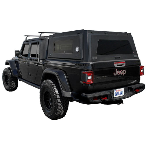 OVS Expedition PRO+ Stainless Steel Truck Cap with Full Windows for 2020 - 2025 Jeep Gladiator JT - Recon Recovery