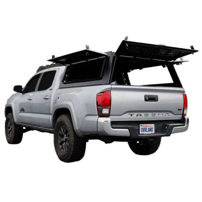 OVS Expedition Stainless Steel Truck Cap with Wing Doors For 2016-2023 Toyota Tacoma 5ft Bed - Recon Recovery