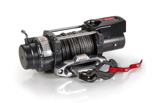 Warn 97740 16.5TI-S Electric Winch - 16,500 lbs. Pull Rating, 80 ft. Synthetic Line - Recon Recovery