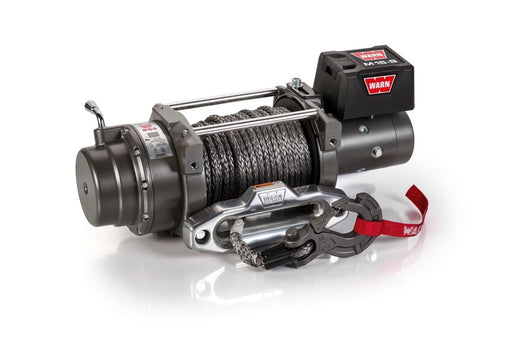 Warn 97730 M15-S Electric Winch - 15,000 lbs. Pull Rating, 80 ft. Synthetic Line - Recon Recovery