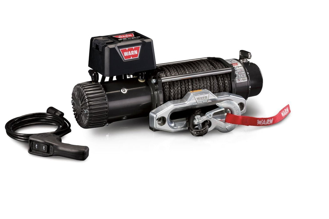 Warn 87310 9.5xp-S Electric Winch - 9,500 lbs. Pull Rating, 100 ft. Synthetic Line - Recon Recovery