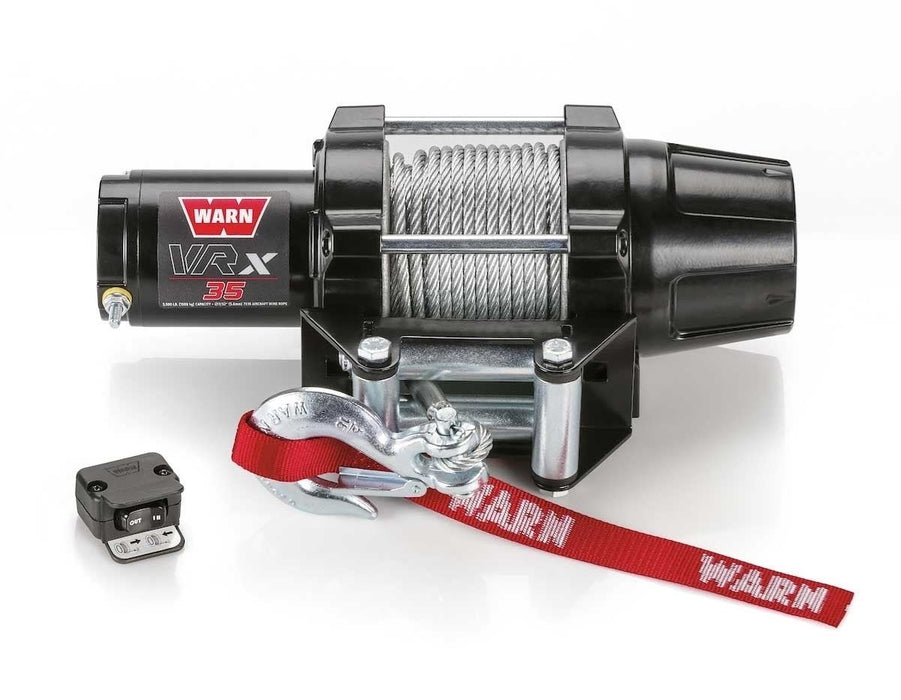 Warn 101035 VRX 35 Powersport ATV-UTV Winch - 3,500 lbs. Pull Rating, 50 ft. Line - Recon Recovery
