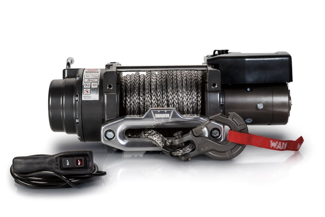 Warn 97740 16.5TI-S Electric Winch - 16,500 lbs. Pull Rating, 80 ft. Synthetic Line - Recon Recovery