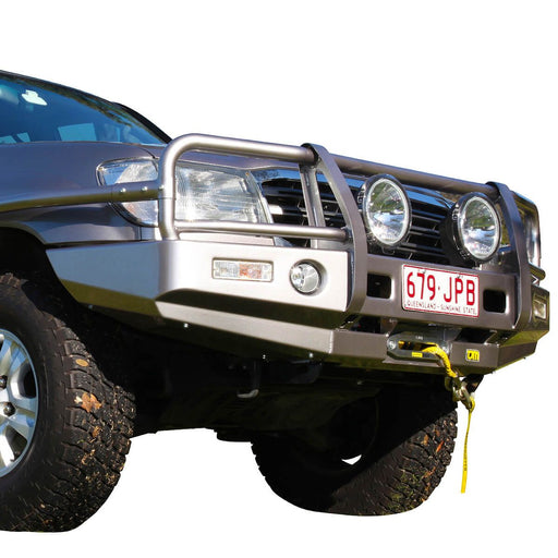 TJM 4x4 Outback HD Series Full Width Winch Front Bumper for 98-07 Land Cruiser - Recon Recovery