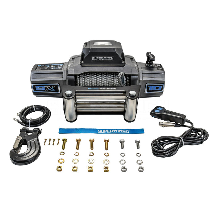 Superwinch 1710200 SX10 Electric SX10000 Winch - 10,000 lbs. Pull Rating, 85 ft. Line - Recon Recovery