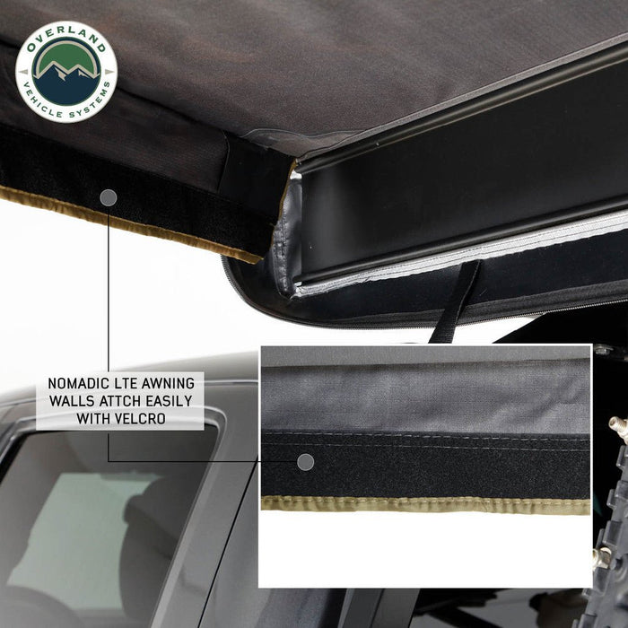 Overland Vehicle Systems Nomadic 270LTE Driver Side Walls 1,2,3,4 (ALL WALLS COMPLETE KIT) - Recon Recovery
