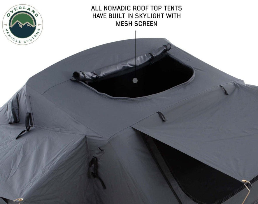 Overland Vehicle Systems 18129936 Nomadic 2 Extended Roof Top Tent - 2 Person - Recon Recovery