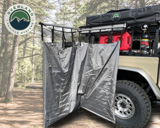 Overland Vehicle Systems 18199909 Nomadic Quick Deploying Overlanding Shower - Recon Recovery
