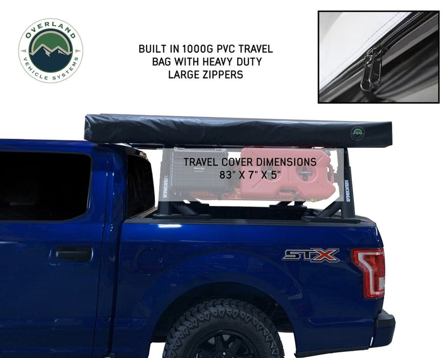 Overland Vehicle Systems Batwing Nomadic 270 LT Free Standing Awning with Walls - Recon Recovery - Recon Recovery