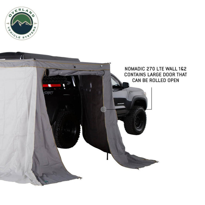 Overland Vehicle Systems Nomadic 270LTE Passenger Side Walls 1,2,3,4 (ALL WALLS COMPLETE KIT) - Recon Recovery
