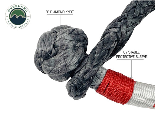 Overland Vehicle Systems 19-4716 Rope Shackle - 7/16 in. Thickness, Sold as Kit - Recon Recovery